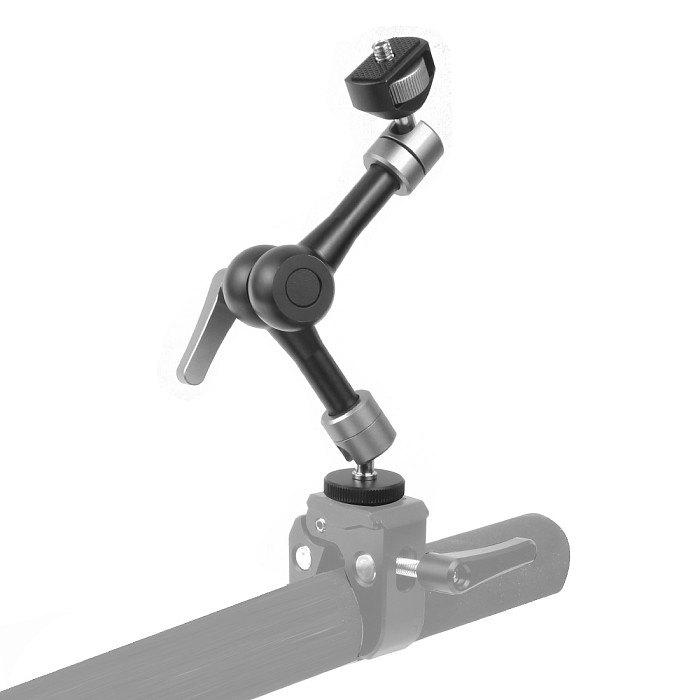 U-Shape Super Clamp Crab Claw w/ 1/4 3/8 ARRI Thread Magic Arm for Flash Light Microphone DSLR Camcorder Tripod Monitor