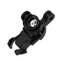 FEICHAO 360 Degree Rotation Quick Release Buckle Base Mount Adjustable Double J-hook For GoPro 9 8 7 6 5 4 Osmo Action Insta360 Camera