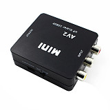 XT-XINTE AV RCA to  Output Video Signal Converter Adapter 1080p Upscaler