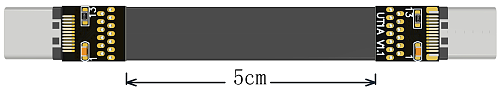 USB 3.0 Type-A Male to USB3.1 Type-C Male Up/Down Angle USB Data Sync Cable type c Cord Connector adapter FPC FPV Flat