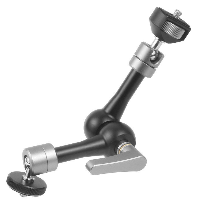 U-Shape Super Clamp Crab Claw w/ 1/4 3/8 ARRI Thread Magic Arm for Flash Light Microphone DSLR Camcorder Tripod Monitor