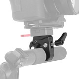 U-Shape Super Clamp Crab Claw w/ 1/4 3/8 ARRI Thread Magic Arm for Flash Light Microphone DSLR Camcorder Tripod Monitor