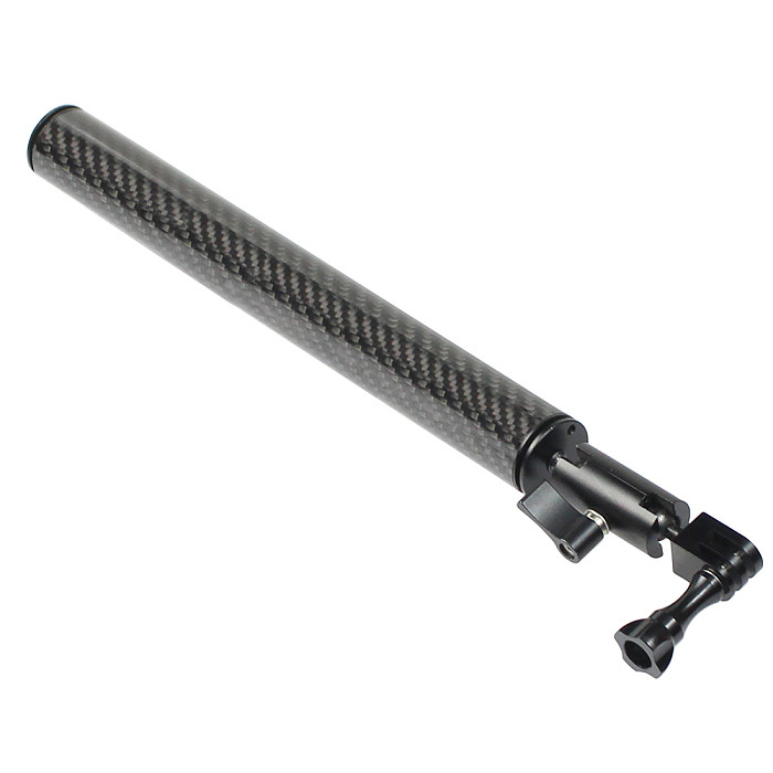 BGNing Carbon Fiber Handle Magic Arm Extension Selfie Tripod 1/4 Tripod Adapter Rods for GoPro13 Insta360 ONE RCamera Monitor Light Vlog