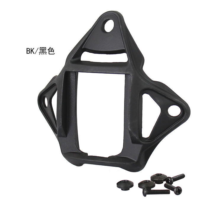 QWINOUT Aluminum Alloy Metal Helmet Base 3 Hole NVG Mount for FAST AF Helmet Bracket Helmet Accessories