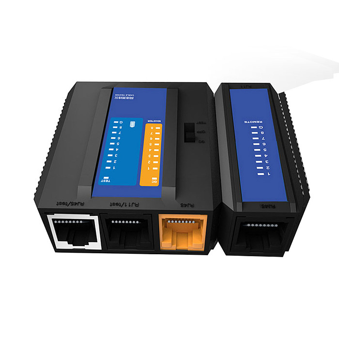 DIEWU RJ45 Cable Lan Tester Network Cable Tester RJ45 RJ11 2in1 8p/6p/4p Network/Telephone Line Tester Networking Tool Network Repair