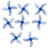 4Pairs GEMFAN 35mm  3/4 blades  PC material propeller cw ccw  Paddle Prop Disk Dia 1.4inch Shaft Hole 1mm PC Propeller for RC Airplane 1S Coreless Brushless Props