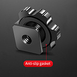 FEICHAO Universal DLSR 1/4  Tripod Mount Screw Black Mic to Flash Hot Shoe Adapter Stand for Camera Cage Monitor Photo Studio Accessory