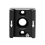 FEICHAO Universal DLSR 1/4  Tripod Mount Screw Black Mic to Flash Hot Shoe Adapter Stand for Camera Cage Monitor Photo Studio Accessory