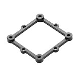 DIATONE MXC3 TAYCAN DJI Dual Arm SMA Antenna Base Protection Circle Bracket Type-C Fixed Seat For Cinewhoop FPV Drone Building Accessories