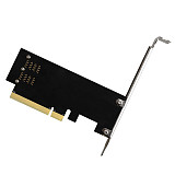 DIEWU SFF 8643 To PCIe 3.0 8X Adapter Card 1/2 U.2 Port Card for NVMe SSD Converter Hard Disk Expansion Card for Desktop PC