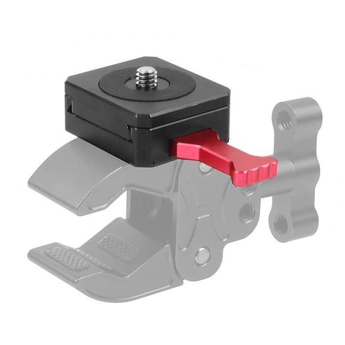 FEICHAO Multifunction Aluminum Alloy Camera Support Quick Release Plate V Mount Battery Board with 1/4 Screw for DSLR Photo Accessories