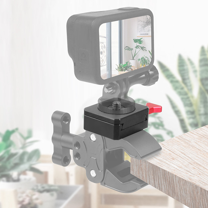 FEICHAO Multifunction Aluminum Alloy Camera Support Quick Release Plate V Mount Battery Board with 1/4 Screw for DSLR Photo Accessories