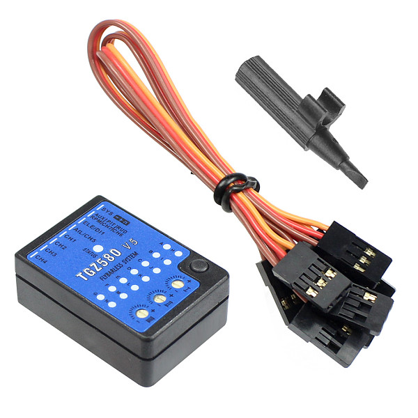FEICHAO TGZ580 3-Axis Gyro Flybarless Altitude Control Smart Flight System For T-Rex 250-800 RC Helicopter