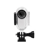 FEICHAO Waterproof Case for Insta360 GO 2 Camera Mount Protector Underwater Housing 30 Meters Dive Shell with 1/4  Adapter Screw Wrench