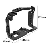 FEICHAO XT-20 XT-30 Camera Cage Rig CNC Form-Fitted for Fujifilm XT20 XT30 Video Protective Frame 1/4 3/8 Cold Shoe with Cable Clamp MIC