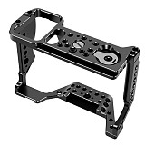 BGNING Aluminum Camera Cage for Sony A7S with Cold Shoe Mount Black Protective Full Formfitting Rig for A7S DSLR 1/4  3/8  Screw Hole