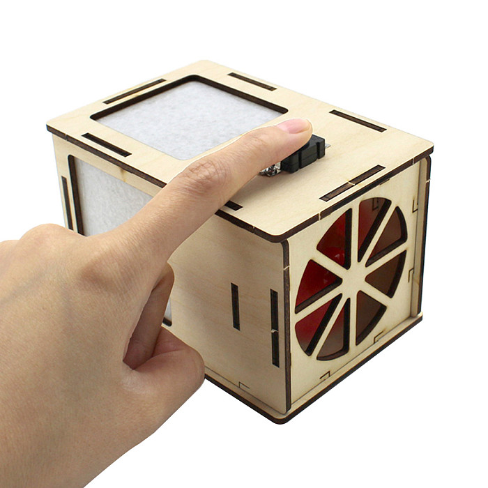 FEICHAO Wood Model DIY Assembly Homemade Air Purifier Science Experiment Technology STEAM Toys For Kids Children Educational