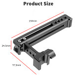 FEICHAO Universal Camera Handle NATO Rail Cheese Top Hand Grip with Cold Shoe Arri Mount for Camcorder Monitor DSLR SLR Cage Rig