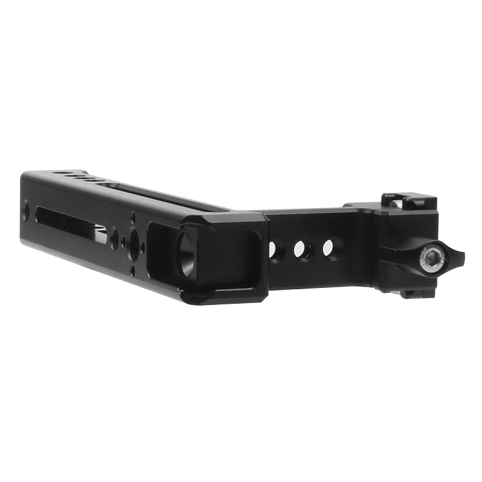 FEICHAO Universal Camera Handle NATO Rail Cheese Top Hand Grip with Cold Shoe Arri Mount for Camcorder Monitor DSLR SLR Cage Rig