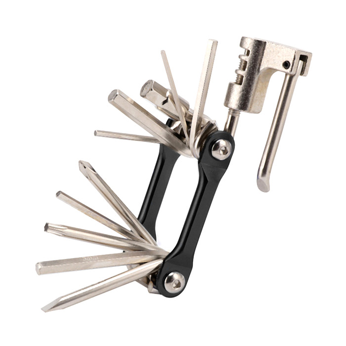 Multifunction 11 In1 Bicycle Repairing Set Bike Bike Repair Tool Kit Wrench Screwdriver Chain Hex Spoke Mountain Cycling Tools