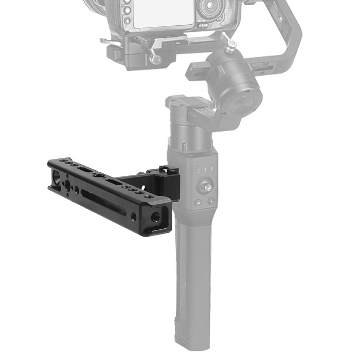 FEICHAO Universal Camera Handle NATO Rail Cheese Top Hand Grip with Cold Shoe Arri Mount for Camcorder Monitor DSLR SLR Cage Rig