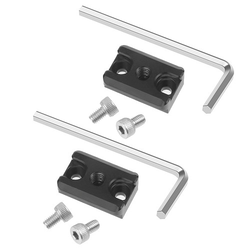 BGNING Monitor Mounting Plate for RONIN SC Stabilizer Extension Holder Adapter with M4 Screw 1/4 Extend for DJI Ronin S Handheld Gimbal