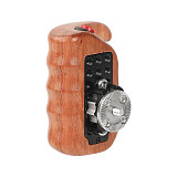 FEICHAO Camera Wooden Grip with M6 Rosette ARRI Mount Nato Rail for BMPC URSA MINI /FS5 FS7 /Z CAM Video Recording Control Side Handle