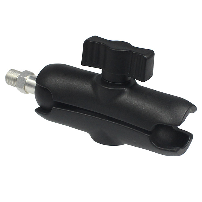 FEICHAO 9cm Double Socket Arm w/ M10 Screw Ball Head For Gopro Action Camera Bicycle Motorcycle Phone Holder Car Accessories