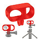 FEICHAO 3D Printed TPU Camera Mount Red for Insta360 Go2 Camera