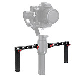 FEICHAO Dual Handle Grip Extend Stand Handgrip for DJI Ronin RS2 RSC2 Extension Handlebar Bracket Gimbal Stabilizer Accessory