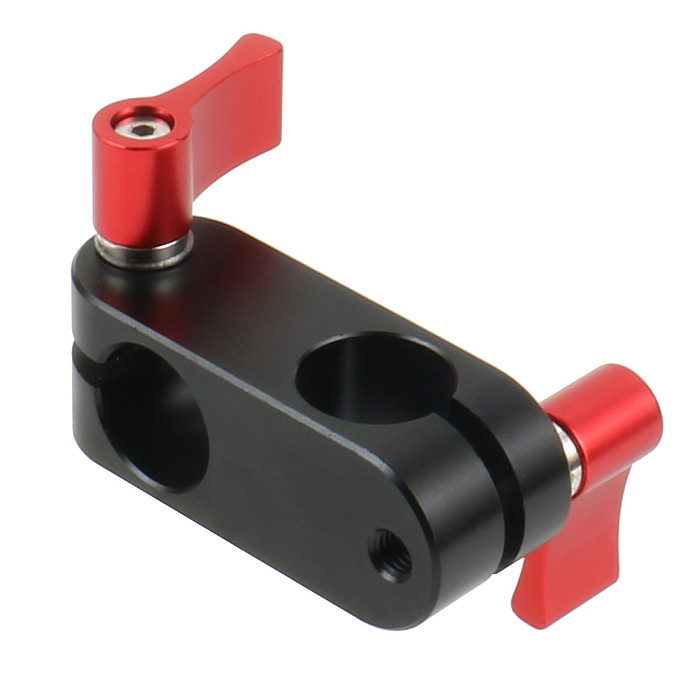 90 Degree Right Angle 15mm Rod Rig Clamp Adapter for 5D2 5D3 A7sGH4 DSLR Camera Photography System Photo Studio Handgrip Monitor