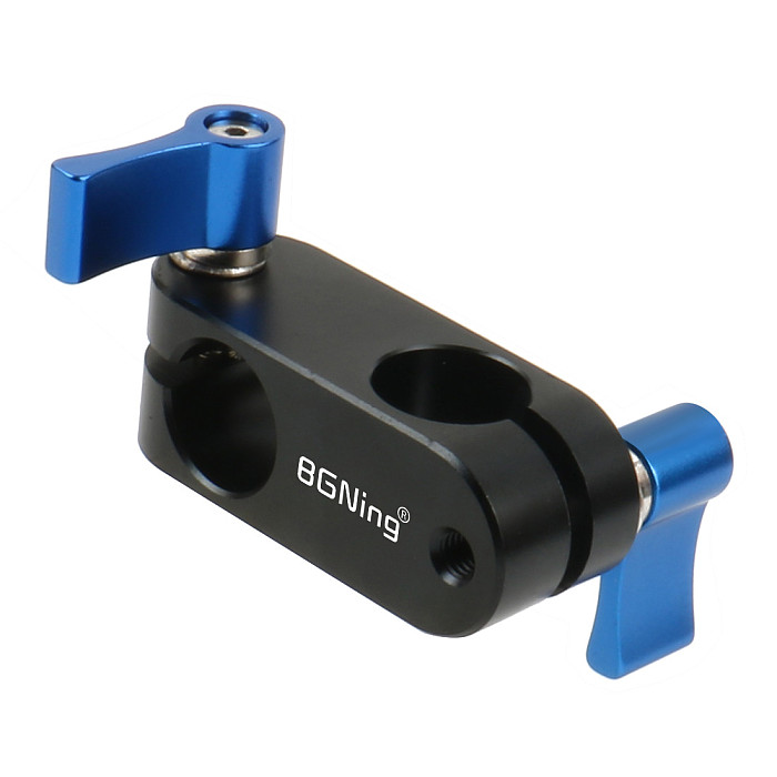 90 Degree Right Angle 15mm Rod Rig Clamp Adapter for 5D2 5D3 A7sGH4 DSLR Camera Photography System Photo Studio Handgrip Monitor