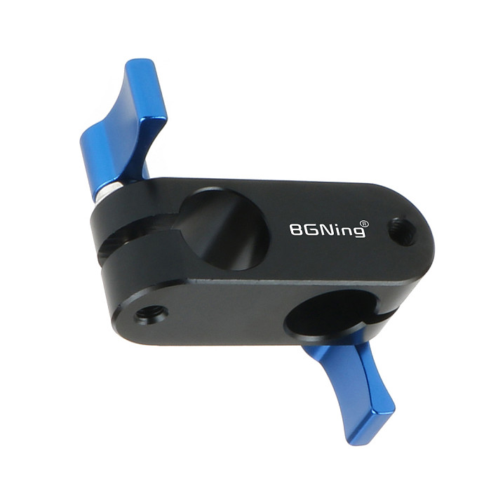 90 Degree Right Angle 15mm Rod Rig Clamp Adapter for 5D2 5D3 A7sGH4 DSLR Camera Photography System Photo Studio Handgrip Monitor