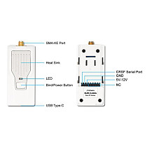 BETAFPV ELRS Nano TX Module 2.4G 915MHz 868MHz Nano TX Module for TBS Tango 2 Pro FRSKY X-Lite X9 Lite Long Range Transmitter