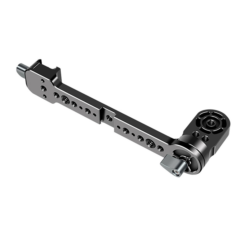 FEICHAO Handle Extension Bracket Monitor Mount Adapter with 1/4 3/8 Interface Cold Shoe Mount for DJI RS2 RSC2 Gimbal Stabilizer