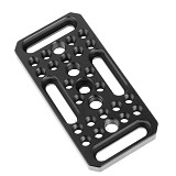 BGNING Switch Plate Camera Mount Cheese Plate Board 1/4 3/8 for Railblocks Dovetails Short Rod for Canon 5D2 5D3 5D4 Video Shoulder Rig