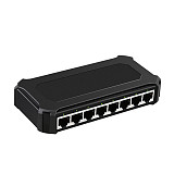 DIEWU Mini 8Port Network Switch Desktop Gigabit Fast RJ45 Ethernet Switcher LAN Switching Hub Shunt Adapter 10/100Mbps