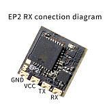 Happymodel ELRS PP 2.4GHz RX SX1280 EXPRESSLRS Nano Long Range Receiver for DIY RC Racing Drone Accessories