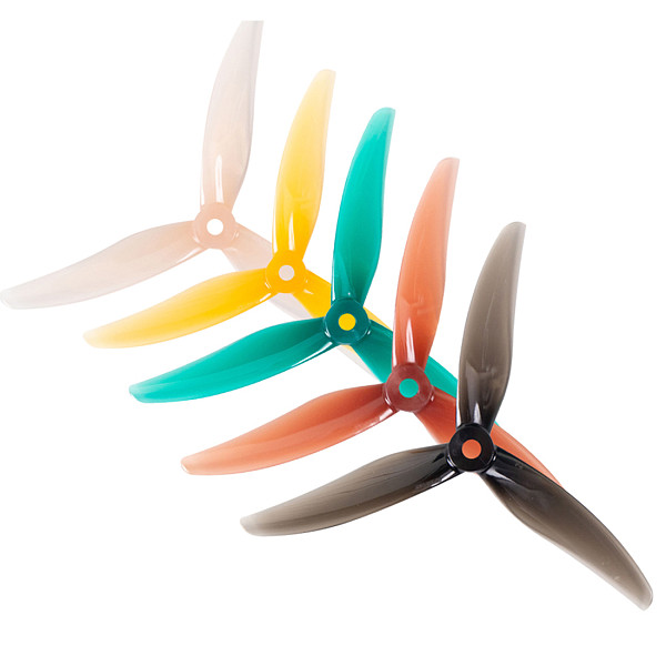 2pairs Gemfan 3Blade Propellers F3 F4 Freestyle 3 5.1x3x3 Freestyle 4 5.1x3.6x3 PC Props Gemfan Racing FPV Drone