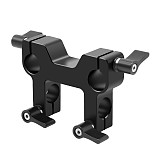 BGNing 15mm Rod Clamp with Knob Screw 1/4  3/8  Cheese Mount for DSLR Camera Shoulder Rig Rail Support System Railblock Plate Tripod Base 5D2 5D3 550D Photography