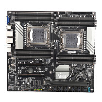 JINGSHA NEW X79DUAL-C 25-Bay Chia Dedicated Mining Server Motherboard for Xeon E5 LGA2011 Support DDR3 PC ECC RAM PCIE16X 3.0
