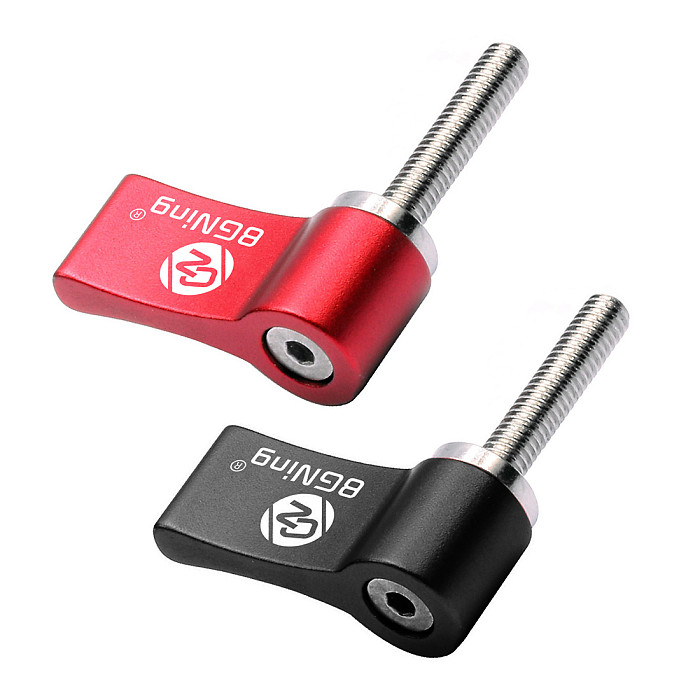 BGNING CNC Aluminum M4x20 Adjustable Hand Screw Tight Lock Screws for Photographic Equipment Camera Accessories