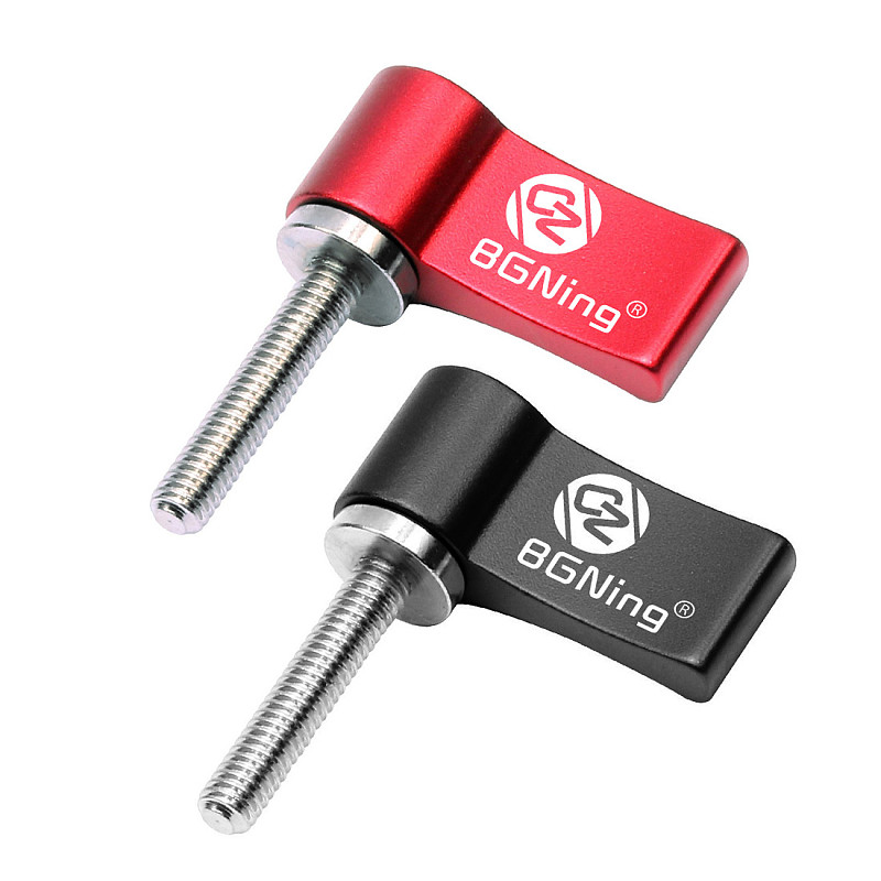 BGNING CNC Aluminum M4x20 Adjustable Hand Screw Tight Lock Screws for Photographic Equipment Camera Accessories