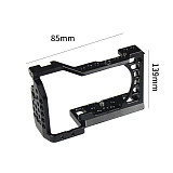 BGNING CNC Aluminum Cage Camera for SONY a6500 / a6000 / a6300 / a6400 / a6500 DLSR Case The Expansion Mounting Cover Quick-Rease Cover Plate Kit