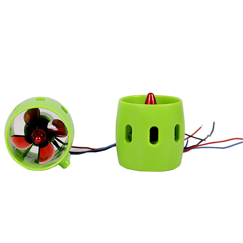 FEICHAO 12-24V 20A Brushless Motor 4 Blade Underwater Thruster RC Bait Boat Accessory Plastic RC Boat Accessories High Performance