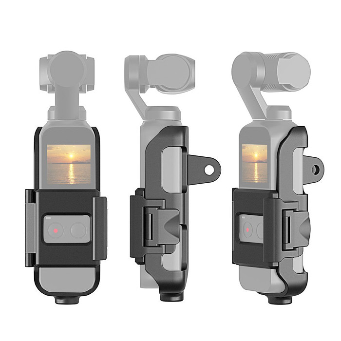FEICHAO Protective Cover for OSMO Pocket 2 Bracket Frame Housing Shell 1/4  Screw Hole For DJI OSMO Pocket Handheld Gimbal Camera