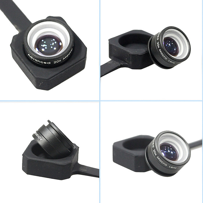FCLUO Mobile Phone Macro Lens 20X Super Cellphone Macro Lenses for Huawei for xiaomi for iphone 6 7 8 10 for Samsung 1cm Shot Distance