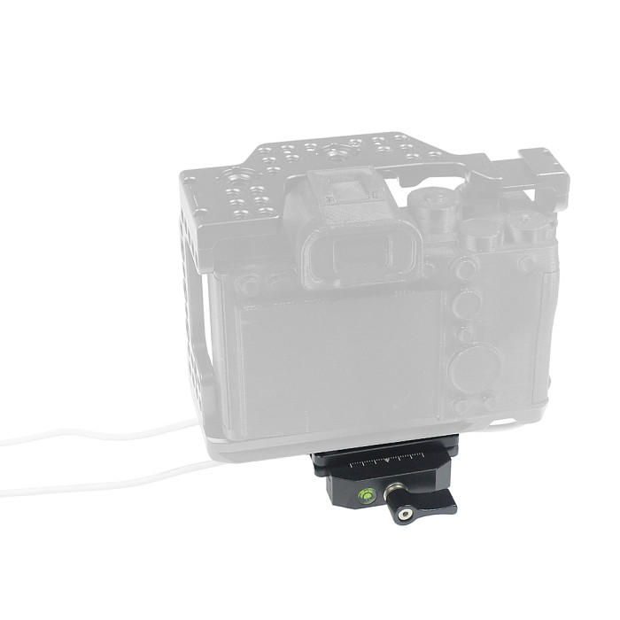 FEICHAO Universal SLR Quick Release Plate and Clamp for Ballhead Camera Cable Fixed Lock Port Protector
