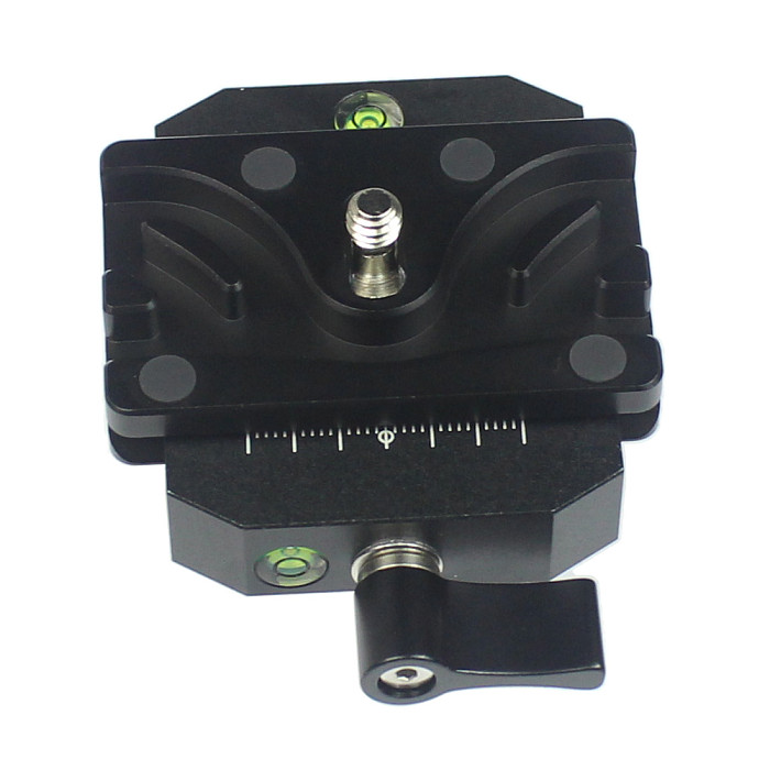 FEICHAO Universal SLR Quick Release Plate and Clamp for Ballhead Camera Cable Fixed Lock Port Protector
