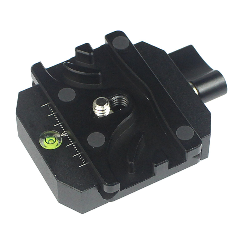 FEICHAO Universal SLR Quick Release Plate and Clamp for Ballhead Camera Cable Fixed Lock Port Protector